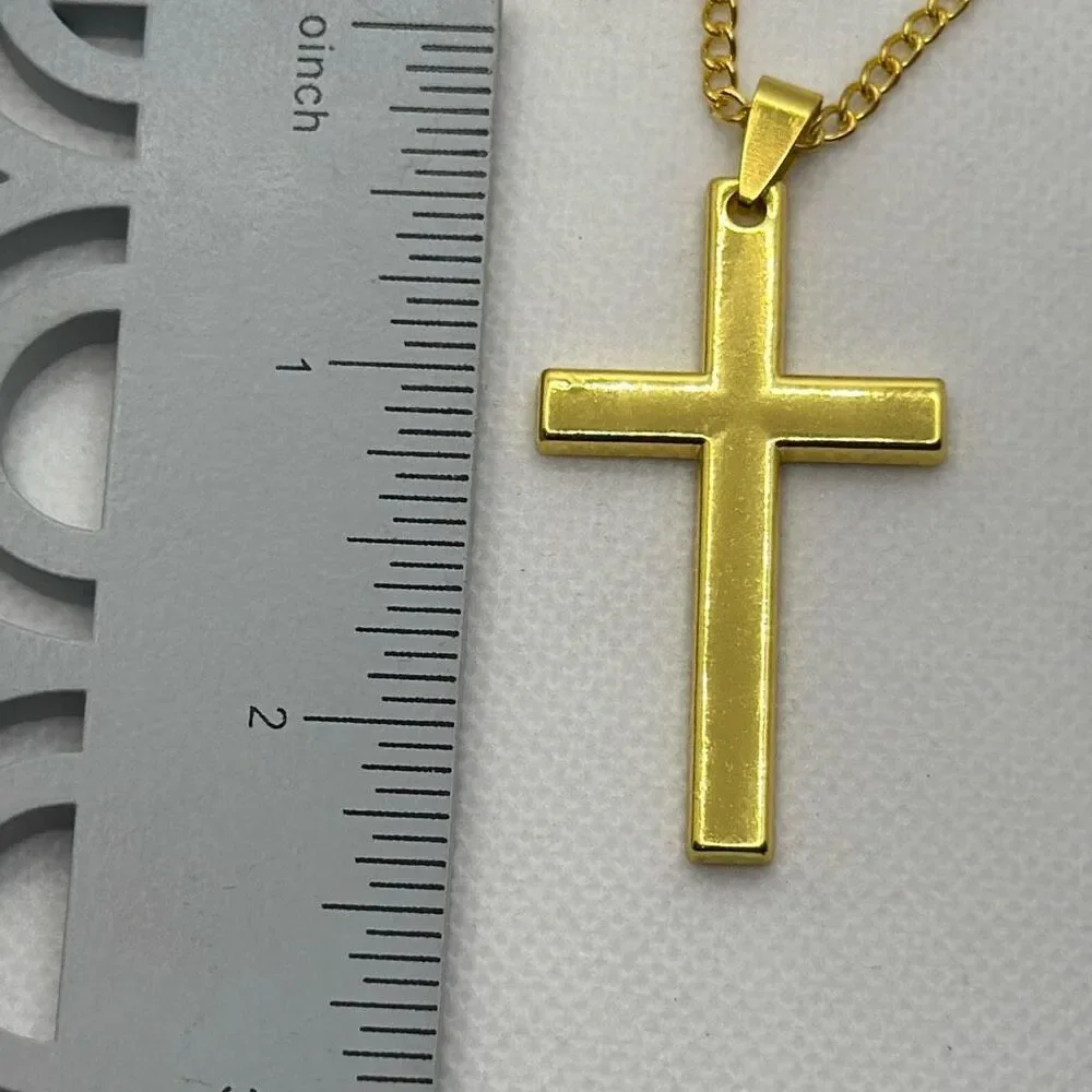 Brand New!! Cross pendant and chain